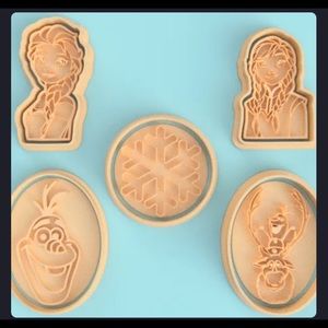 Disney frozen cookie cutter set